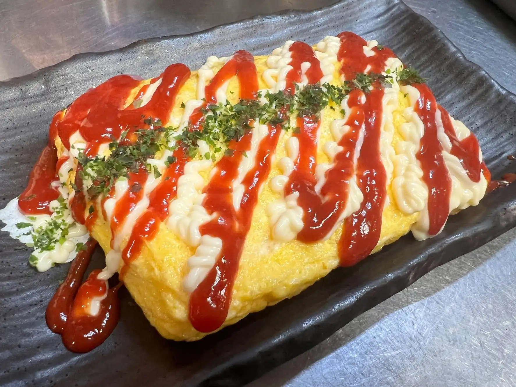 納豆オムレツ